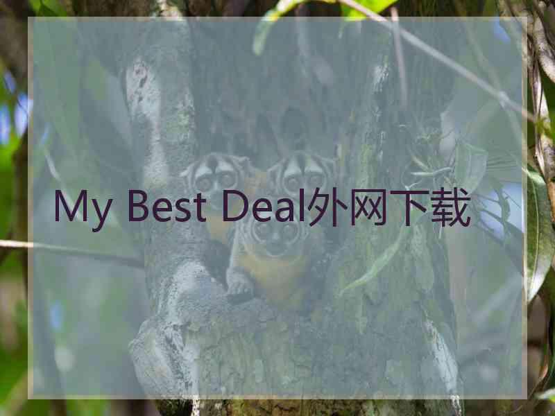 My Best Deal外网下载