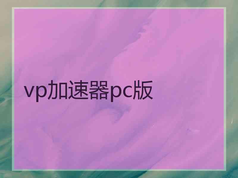 vp加速器pc版