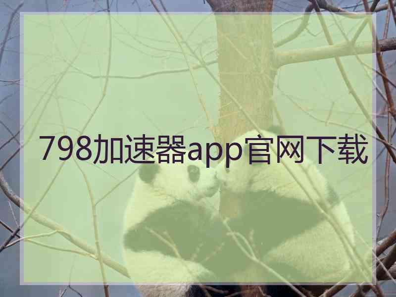 798加速器app官网下载