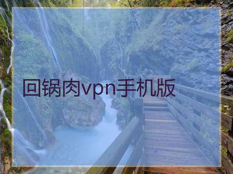 回锅肉vpn手机版